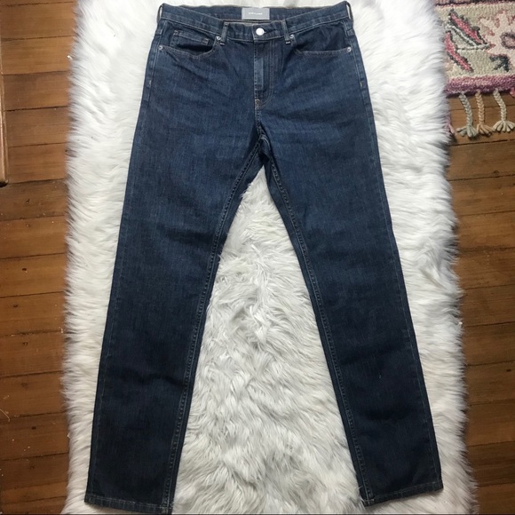 Everlane Slim Jean Dark Indigo 33x32 - Picture 2 of 8